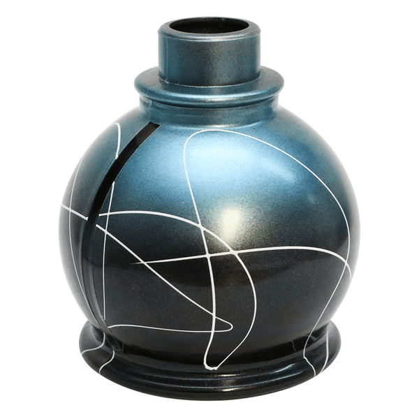 Base-Art-Glass-Ball-Preto-com-Azul