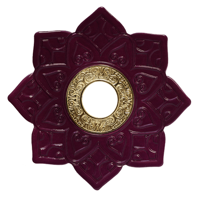 Prato-Invictus-Grande-New-Love-Roxo-com-Dourado