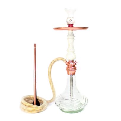 Narguile-amazon-Future-Marmo-Rose-com-Branco-Twist
