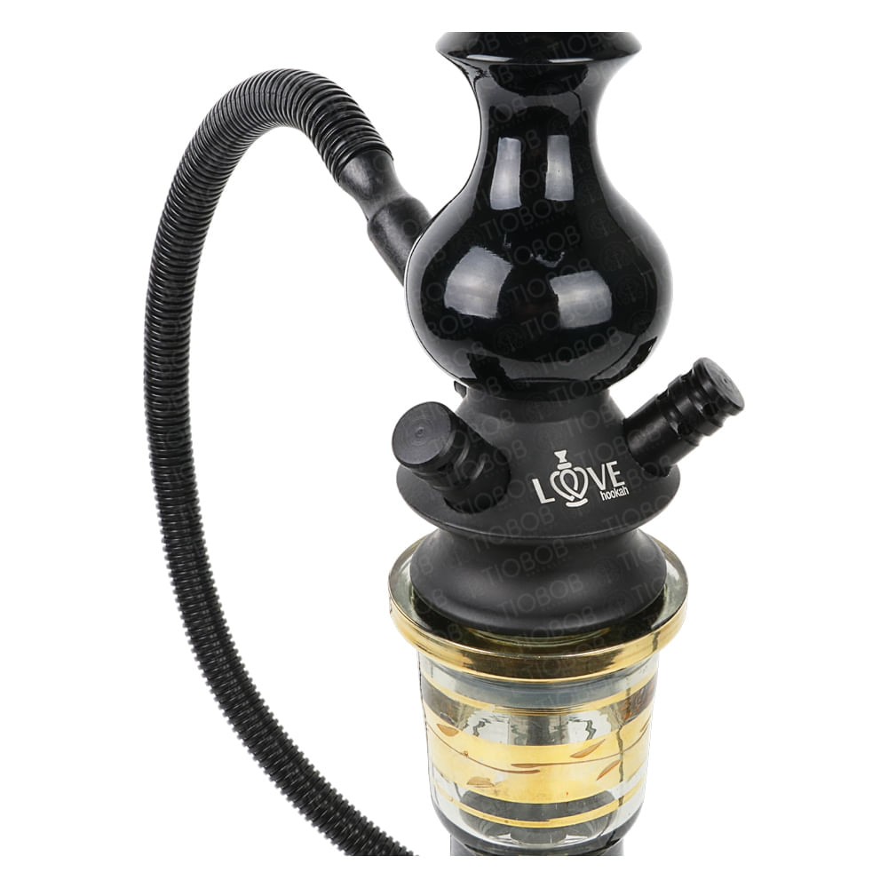 Setup Love 03 Narguile Completo Love Hookah France Black Black tiobob