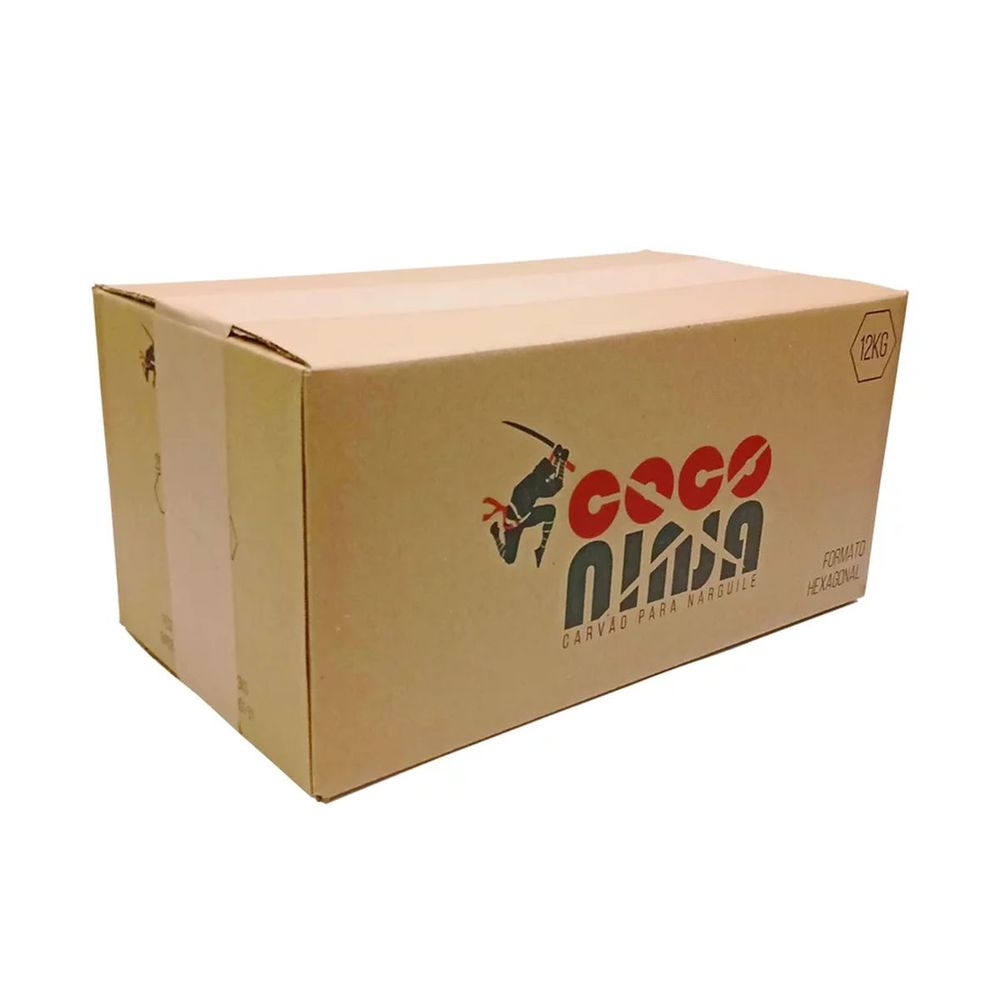 Carvão Coco Ninja Hexagonal - tiobob-mobile