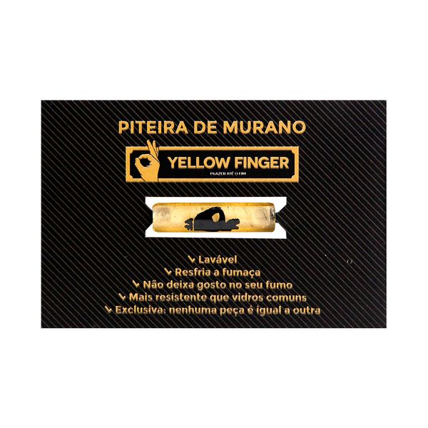 Piteira-de-Murano-Yellow-Finger-Transparente-28269-2