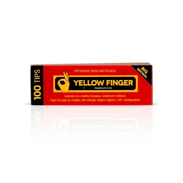 Piteira-de-Papel-Yellow-Finger-Big-Brown-1-Unidade-28299