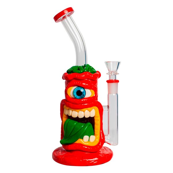 Bong-de-Vidro-Abduzido-Gold-Line-Medio-Monster-Eye-Vermelho-tiobob-29410