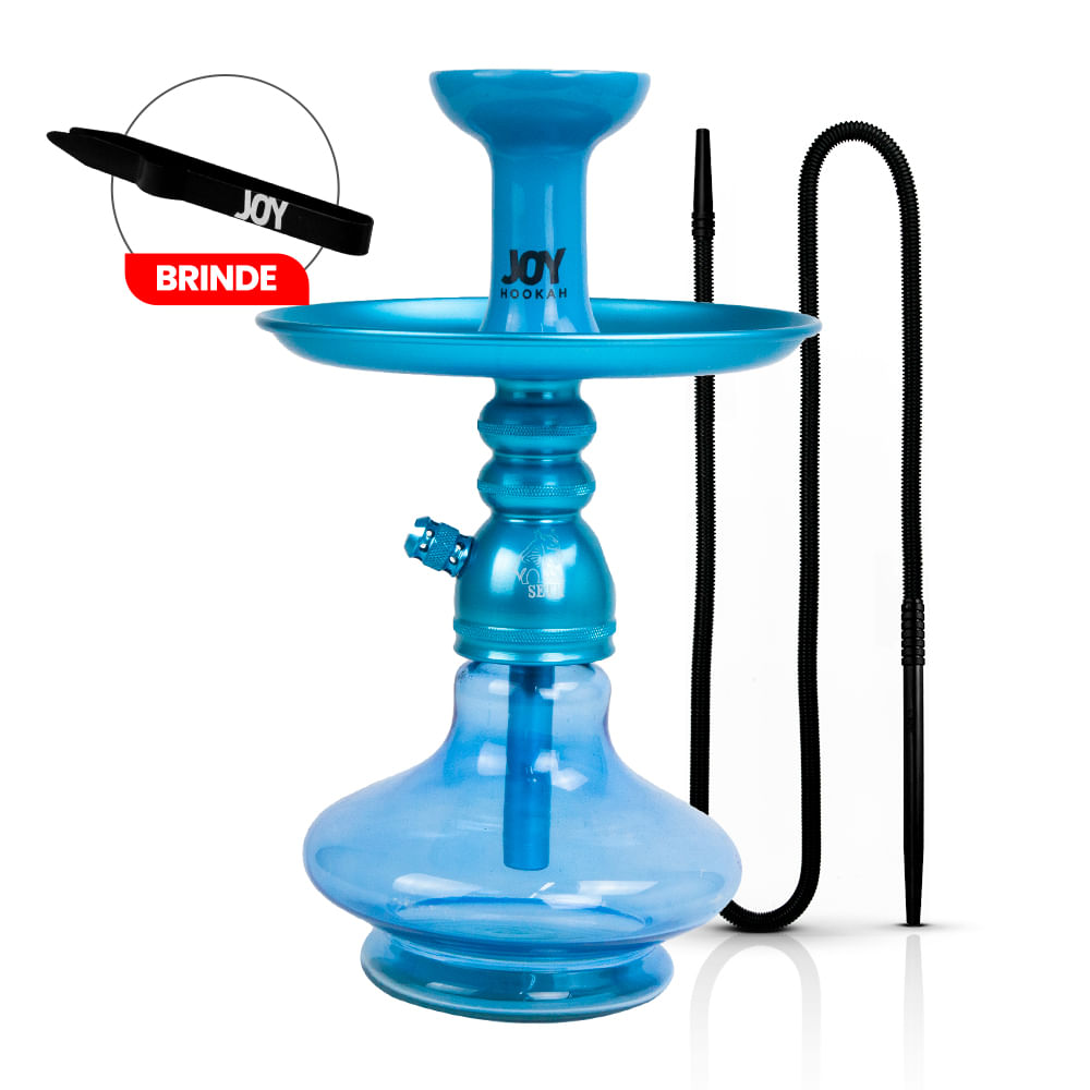 Narguile Completo Pequeno Malik Seth com Base Ninja Jumbinho
