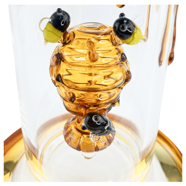Bong-de-Vidro-Abduzido-Gold-Line-Pequeno-Honey-Cumb-Ambar-31211-2