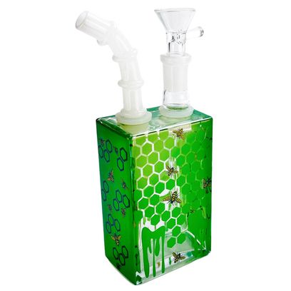 Bong-de-Vidro-Abduzido-Gold-Line-Pequeno-Juice-Box-11-Favo-31282