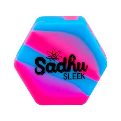 Slick-de-Silicone-Sadhu-Hexagonal-Extra-Grande-26ml-Rosa-com-Azul-Claro-29814