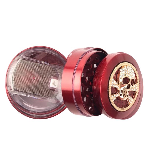 Desfiador-de-Metal-DK-3-Fases-com-Gaveta-Perola-Vermelho-30026-2