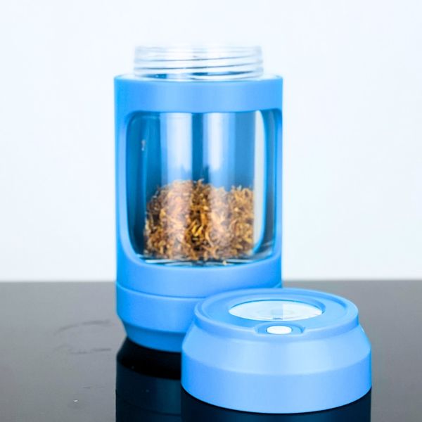 Pote-Hermetico-Abduzido-com-Lupa-Led-e-Desfiador-110ml-Azul-33013-1