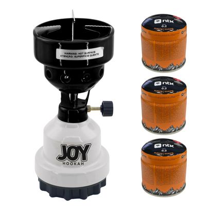Kit-Fogareiro-Joy-Raptor-com-3-Latas-de-Refil-Gas-Nautika-Branco-34012