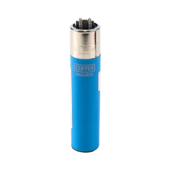 Isqueiro-Clipper-Classic-Solid-Branded-Azul-Claro-33905